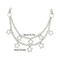 thumbnail image 3 of Pants Chain Metallic Punk 2Layered Star Pendant Jeans Chain Clothing Decorative Hiphop Waist Chain 2000s Waist Jewelry, 3 of 8