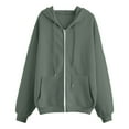 thumbnail image 3 of KANG Fashion Women's And Winter Hooded With Velvet Loose And Lazy Student Hooded Hoodie, 3 of 4