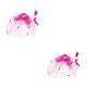 thumbnail image 2 of Accesorios para el cabello Jumpingount estilo lazo Simple malla encaje multicolor, 2 of 6