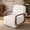 Beige, variant on Poshby Swivel Accent Chair, Chenille Club Chair with Solid Wood Base, 450 lbs, Brown