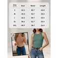 thumbnail image 7 of Anygrew Women's Summer Sleeveless Casual Camisole Shirt Slim Knit Ribbed Tank Tops, 7 of 7