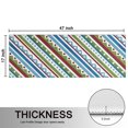 thumbnail image 5 of Kitchen Rugs Sets Of 2,Colorful Geometric Stripe Pattern Anti Fatigue Kitchen Mat Rugs Non Slip Washable,Decorative Kitchen Floor Mats for Kitchen,Sink,Laundry,17"X47", 5 of 5