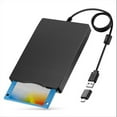 thumbnail image 1 of Lector de Disquetes de 3,5 Pulgadas, Unidad de Disquete Externa USB Tipo A y C, Lector de Disquetes para Ordenador Portátil, 1 of 5
