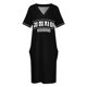thumbnail image 3 of Highgrnd-vestido negro holgado con bolsillos para mujer elegante vestido de fiesta vestido de gala, 3 of 6