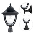 thumbnail image 1 of Pagoda Bulb Solar Lamp - Wall/Pier/3 Fitter Mount, 1 of 2