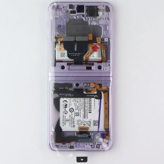 Repair Part SVC LCD Assem Octa Kit E/LV/PF for Galaxy Flip3 5G SM-F711U Lavender