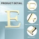thumbnail image 3 of Uxcell 3D Letras de Espejo para Pared Stickers 4" Acrílico Autoadhesivo Número de Casa para Decoración de Sala de Estar y Dormitorio Letra E, 3 of 7