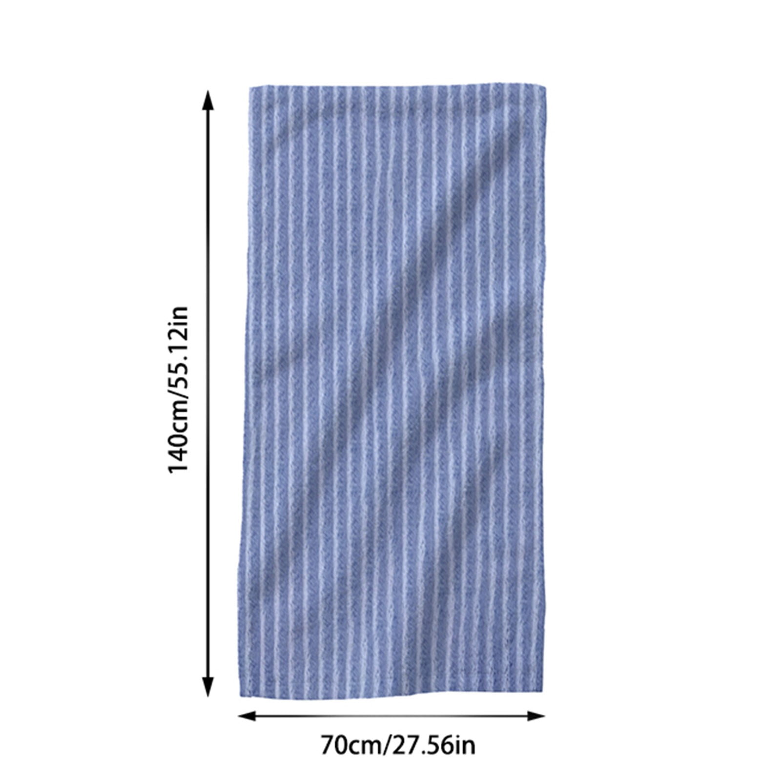 Soft Microfiber Bath Towels Extra Large - Ultra Soft Ribbed Oversized Quick Drying Highly Absorbent Towels for Bathroom, Spa, Beach, Pool, Gym, Hotel & Home Use
