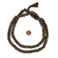 thumbnail image 2 of The Bead Chest Copper Inlaid Brown Bone Mala Beads (10mm), 2 of 4