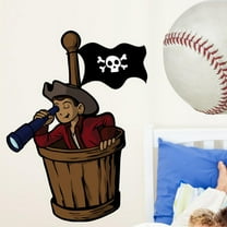 Wallhogs Winn Pirate Crows Nest Cutout Wall Decal