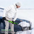 thumbnail image 2 of Cepillo de nieve y pala de nieve de emergencia SEAAES para coche verde, 2 of 7