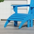 thumbnail image 2 of Costaelm Paradise Outdoor Folding Adirondack Ottoman, Pacific Blue, 2 of 9