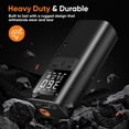 thumbnail image 5 of Tire Inflator Portable Air Compressor - 150PSI & 10000mAh Cordless Air Pump with Digital Tire Pressure Gauge, Accurate Dual LCD Display & LED Light, Portable Air Pump for Car/Motorcycle/E-Bike, 5 of 8