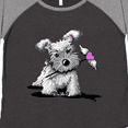 thumbnail image 4 of Inktastic Schnauzer with Heart Women's Plus Size T-Shirt, 4 of 5