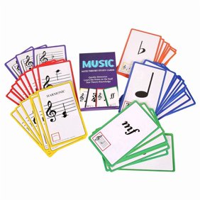 50 x Music Flash Cards-As Shown