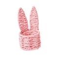 thumbnail image 4 of Cesta de mimbre artesanal para organizar frutas en la encimera de la cocina. rosa, 4 of 9