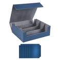 thumbnail image 3 of Estuche para cartas de baraja Cola soporte de protección para 1800 tarjetas de cuero PU resistente Azul, 3 of 8