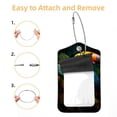 thumbnail image 2 of Toucan Square PU Leather Luggage Tags, 2 Pack, with Privacy Cover and Stainless Steel Ring - Suitable for Travel, Backpack, Handbag - Bag Tags, Handbag Tags, 2 of 7