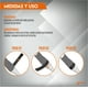 thumbnail image 4 of Codera Deportiva de Compresión HYPERZ Ajustable Antideslizante Multi-Talla Par de Coderas, 4 of 6