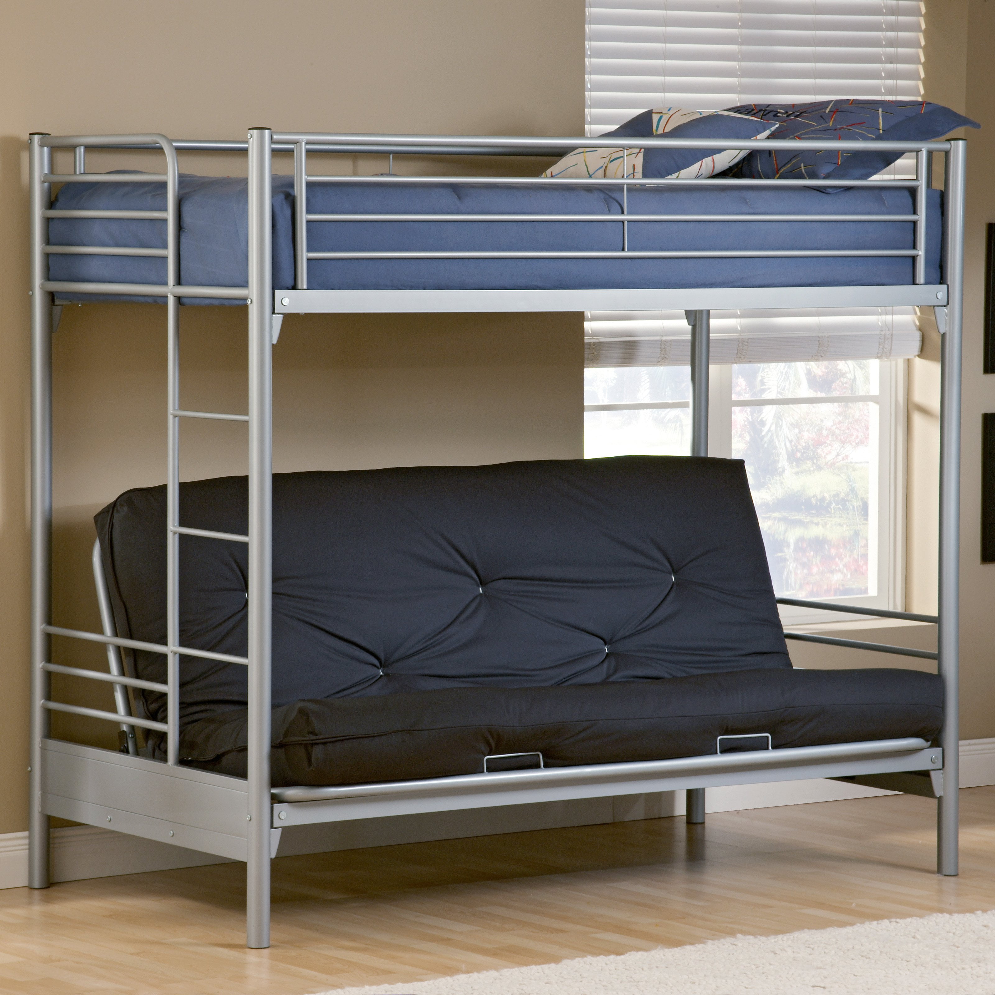 Universal Twin Over Futon Bunk Bed, Nfl Bunk Bed Futon
