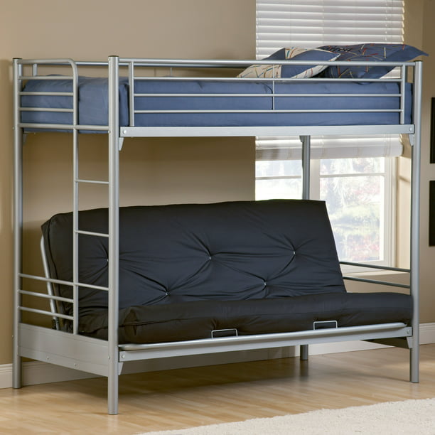 Universal Twin Over Futon Bunk Bed, Full Size Bunk Bed With Futon