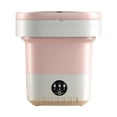 thumbnail image 1 of Lavadora Portátil Pequeña Lavadoras plegables Mini pequeña lavadora portátil con cesta de drenaje (rosa) Ehuebsd Libre de BPA, 1 of 7