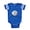 Royal Blue, variant on CafePress - Stork Baby Peru 2 - Cute Infant Baby Football Bodysuit