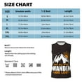 thumbnail image 5 of Lsque Not All Who Wander Are Lost4 Print Men's Cotton Blend Sleeveless Muscle Shirts (S-3XL)- Moisture Wicking, Odor Protection, UPF 30+,X-Large, 5 of 8