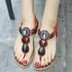 thumbnail image 4 of Sandalias de verano para mujer, sandalias planas sin cordones, zapatos romanos de cristal, sandalias informales con punta abierta Wmkox8yii  nm8400, 4 of 9