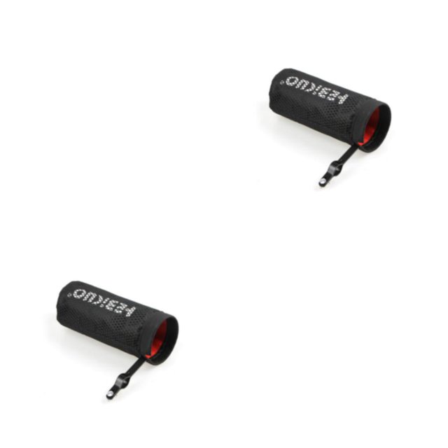 Naiovety Bolsa de almacenamiento Universal de gran capacidad para baquetas, organizador de baquetas reutilizable, soporte de tela Oxford, Negro 2Conjunto