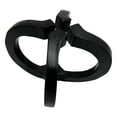 thumbnail image 6 of Bergamo Art 8 Inch Wide Decorative Handmade Aluminum Modern Sculpture in Black, 6 of 6