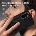 thumbnail image 5 of Allytechgroup Magnetic for Samsung Galaxy S20 Case, Compatible with MagSafe Support Magnetic Car Phone Mount PU Leather Slim Phone Case for Women Men for Samsung Galaxy S20, Black, 5 of 10