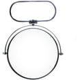 thumbnail image 2 of Espejo de Maquillaje Plegable, Aumento x3, Espejo de Cosmética de Pie 8, Espejo para Dormitorio y Viaje, Espejo de Mesa Ø 20 cm, Espejo de Afeitar Giratorio de Doble Cara, TKD3125 3x, 2 of 5