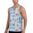 thumbnail image 2 of Logiee Brain Training Print Men's Workout Tank Top,Quick Dry Workout Tank Top,Gym Muscle Tee,Fitness Bodybuilding Sleeveless T Shirt-XX-Large, 2 of 7