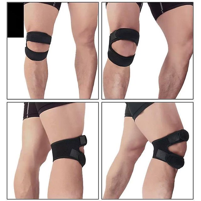 Rodilleras deportivas, mallas presurizadas que absorben los golpes, protectores de fitness para exteriores (2 unidades)