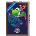 thumbnail image 3 of Nintendo The Super Mario Galaxy Movie (2026) - Mario & Yoshi Let's-A Go! Wall Poster, 14.725" x 22.375" Framed, 3 of 5