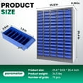 thumbnail image 3 of Parts Cabinet, Parts Cabinet, Bolt and Nut Tool Storage Cabinet with 75 Drawers, Heavy-Duty Build, Stackable Design and Clear Drawer Labels for Tool Hardware Storage Garage, Hobby Room, 3 of 7