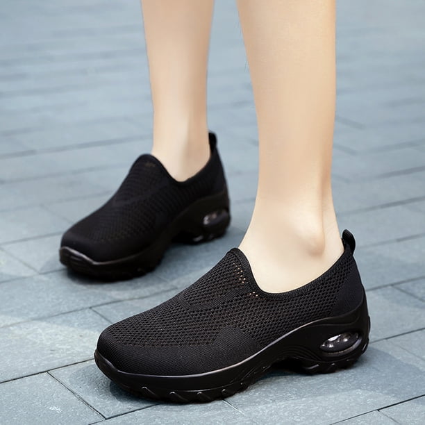 Zapatos de mujer Deportes Flying Woven Malla transpirable Hollow Out Moda Casual Running Shoes Wmkox8yii shalkjhdk3064