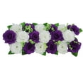 thumbnail image 5 of Sunjoy Tech Simulation Flower No Watering Fabric Art DIY Wedding Artificial Rose Flower Row Decoration Home Decor, 5 of 8