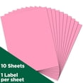thumbnail image 6 of JAM Paper Full Page Labels, 8.5 x 11, Pink, 10/Pack, 6 of 6