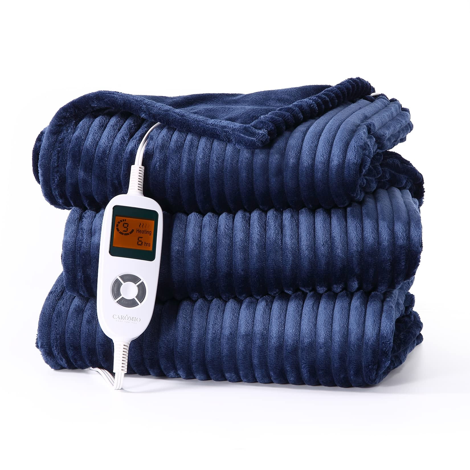 Heated Blanket Electric Throw Fast Heating Throw Blanket 10 Heating