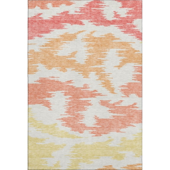 Dalyn Rugs Premium Machine Washable Mayfield AMF746 Coral 8' x 10' Rug