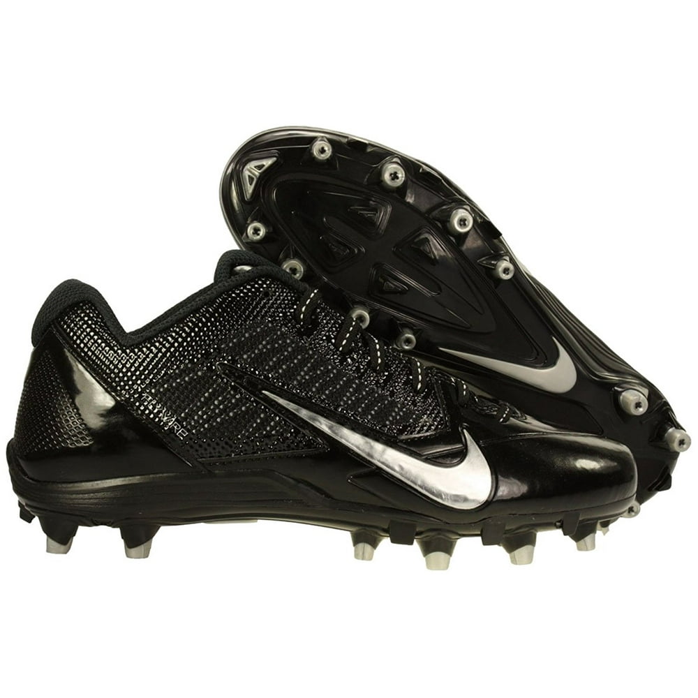 nike alpha cleats black