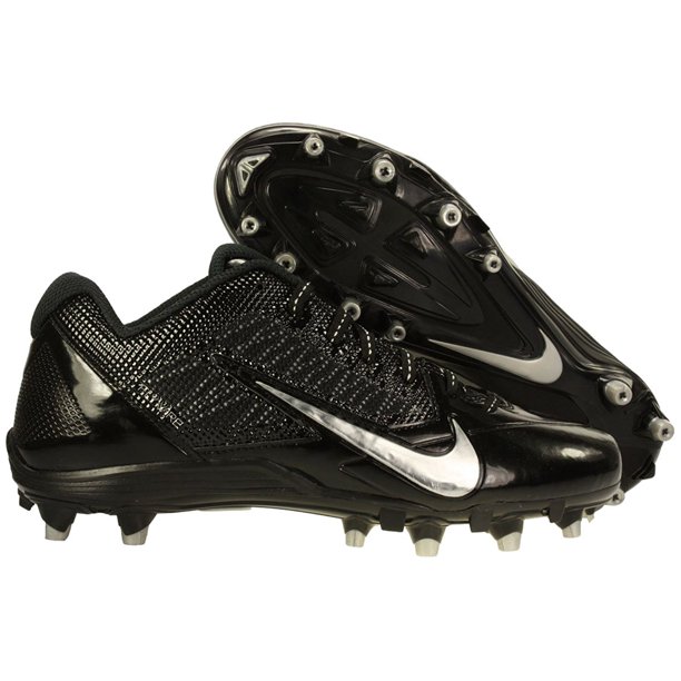 nike alpha cleats black