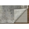 thumbnail image 5 of Feizy Cadiz Modern Abstract, Taupe/Gray/Silver, 13' x 20' Area Rug Sheen Industrial Watercolor Floor Rug for Living room Bedroom, 5 of 10