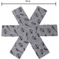 thumbnail image 2 of 12 protectores de sartenes y ollas, protectores de sartenes y utensilios de cocina, almohadilla protectora divisoria, separador de sartenes antideslizante, gris (tamaño pequeño/10,24 pulgada, 2 of 5