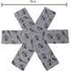 thumbnail image 2 of 12 protectores de sartenes y ollas, protectores de sartenes y utensilios de cocina, almohadilla protectora divisoria, separador de sartenes antideslizante, gris (tamaño pequeño/10,24 pulgada, 2 of 5