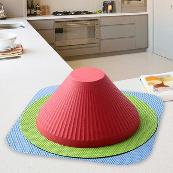 opvise 3Pcs Manual Rubber Anti-Skid Round Gripper Pad Bottle Cap Kitchen Jar Opener A