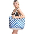 thumbnail image 3 of Pxymoer Extra Large Beach Bags Totes for Women Waterproof Sandproof Big Tote Bag with Inner Pockets Rope Handle Canvas with Zipper Closure Swim Pool Gym Picnic Travel Weekend Accessorie Handbag Gifts, 3 of 3