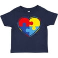 thumbnail image 3 of Inktastic Autism Puzzle Heart Boys or Girls Toddler T-Shirt, 3 of 5